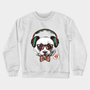 MY DOG LISTEN TO MUSIC Crewneck Sweatshirt